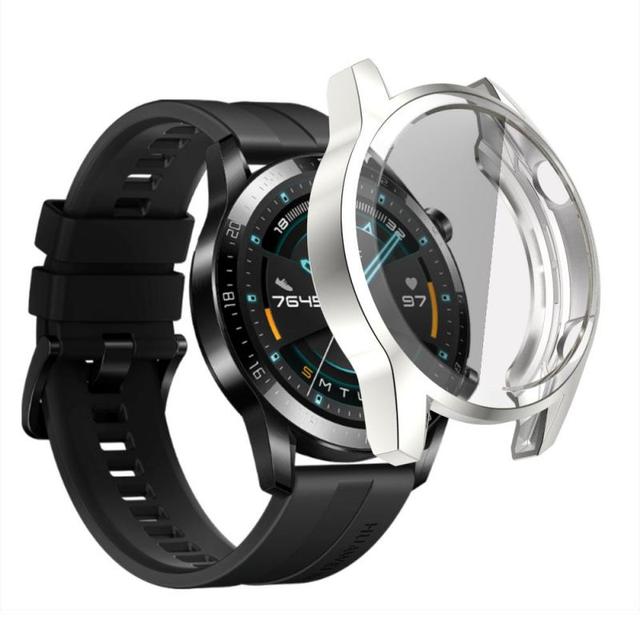 Case For Huawei Watch GT 2 46mm TPU Full Screen Protective Case Smart Watch Protector 6 Color Cover Accessories