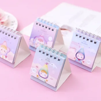 

2020 Creative Iris Series Desk Calendar DIY Lovely Angel Baby Mini Calendars Daily Schedule Planner 2019.09-2020.12