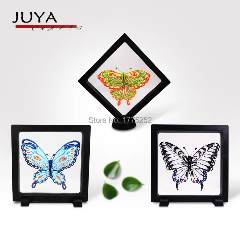 Juya Quilling butterfly style material kit with English instruction and video tutorial quilling paper patterned card | Дом и сад