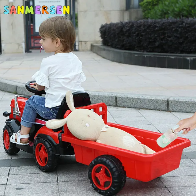Children Electric Off-road Car Automobile Charging 4 Wheels Motorcar Ride On Cars For Kids Electric Tractor Boy Birthday Present 2