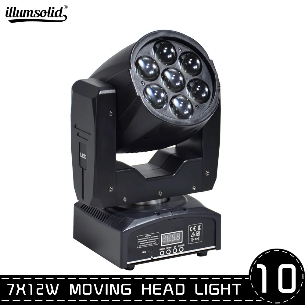 

Moving Head Party Lights with DMX512 Spot Mini Stage DJ Lights 95W Lighting Sound Activated Spotlight 10pcs/lot