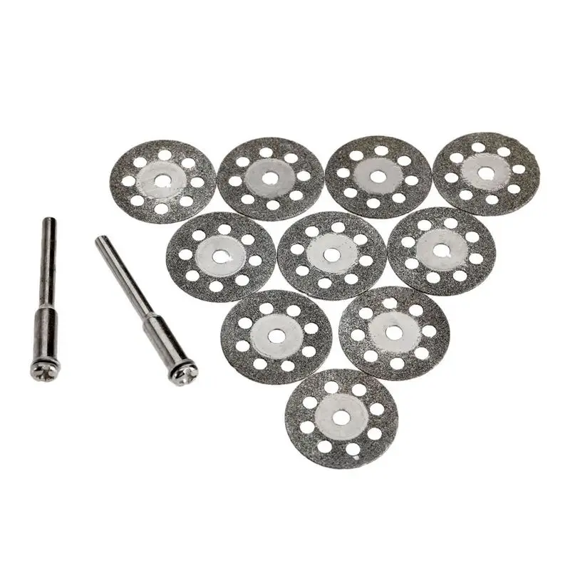 

10Pcs Accessories 20mm Diamond Cutting Disc for Metal Grinding Wheel Disc Mini Circular Saw for Drill Rotary Tool