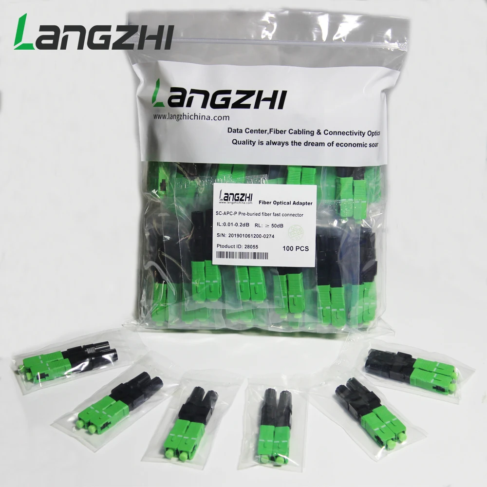 200Pcs-box-Ftth-SC-Apc-Single-mode-Fiber-Optic-Sc-Apc-Quick-Connector-Sc-Apc-Ftth (4)