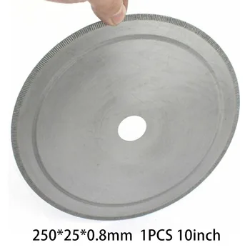 

Rock Saw blade Slab Diamond-Shaped Notch Cutting Petrified Wood 1PC 250mm