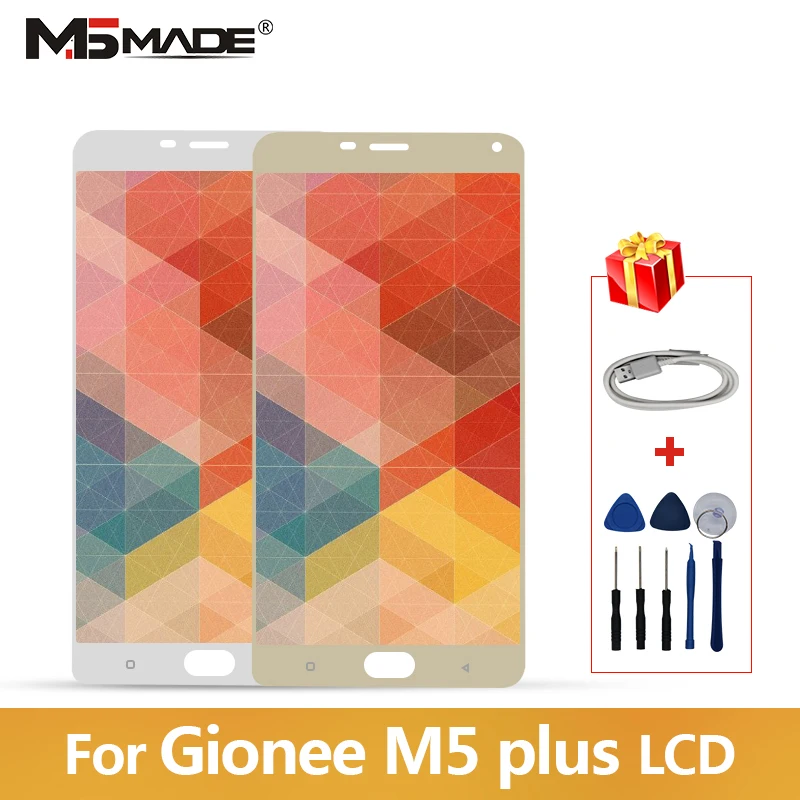 6," для Gionee Marathon M5 Plus M5plus lcd сенсорный экран дигитайзер дисплей датчика панель экран в сборе для Gionee M5 Plus lcd