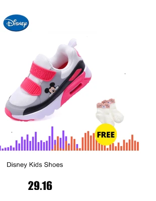 Disney Kids/сезон осень-зима; хлопковые теплые тапочки с Минни; нескользящая шерстяная обувь для маленьких мальчиков и девочек; домашние тапочки; обувь с героями мультфильмов
