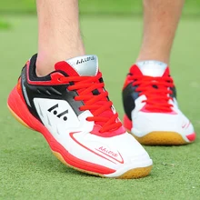 Мужская обувь для бадминтона, высокое качество, EVA, не скользкие, для тренировок, профессиональные кроссовки, женская спортивная обувь для бадминтона, плюс