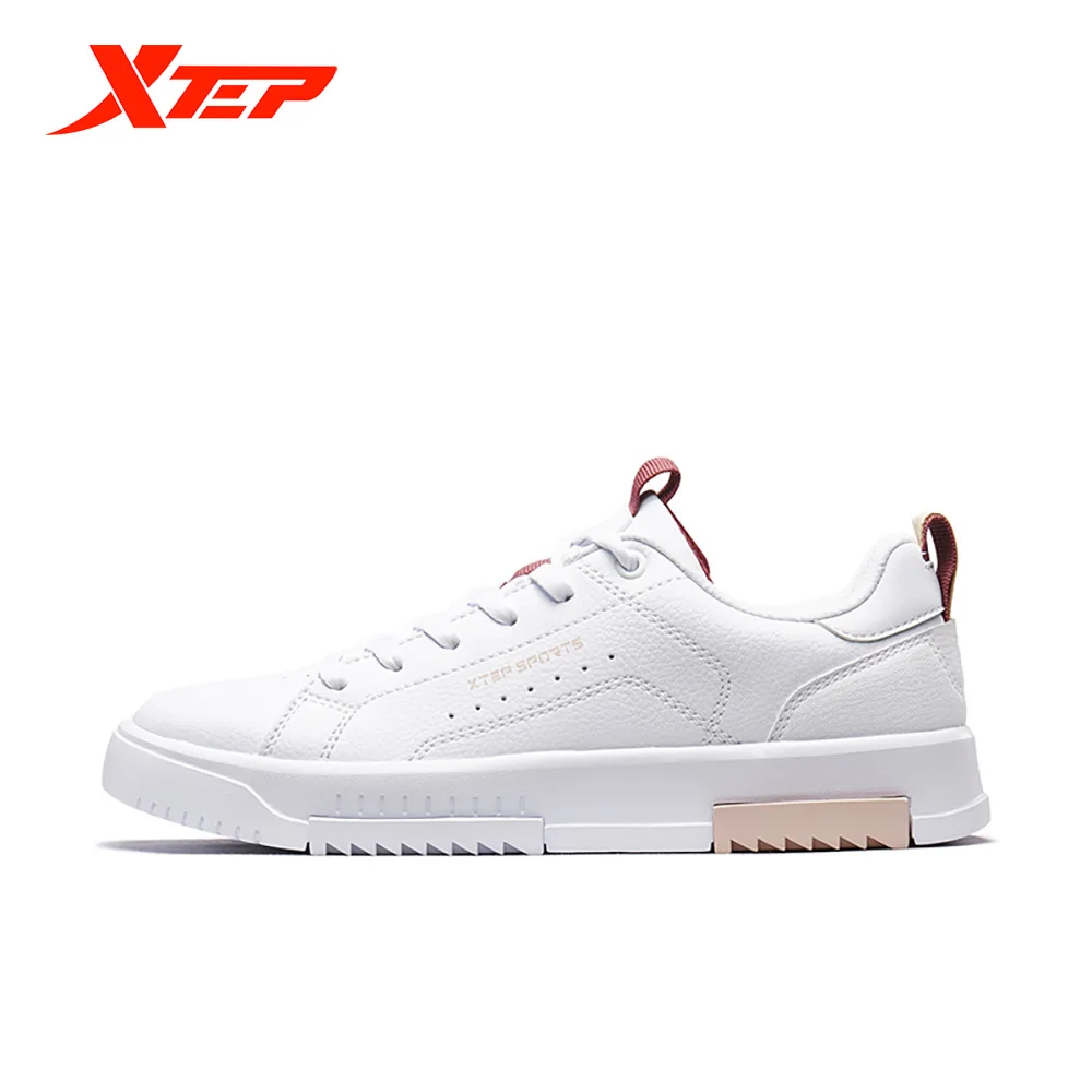 

Xtep Women Sneakers Autumn New Arrival Lightweight White Woman Sport Shoes Fashion White Casual Shoes 880318310008