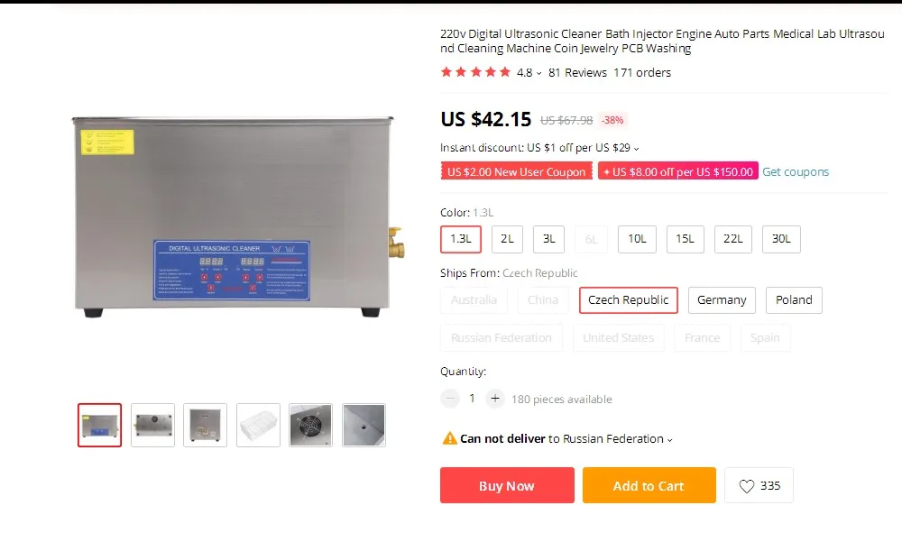 sonic cleaner