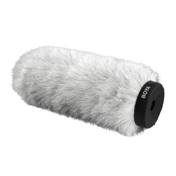 

BOYA BY-P220 Professional Fur Windshield Muff Furry Windscreen for Φ19-23mm Shotgun Microphone Outdoor Interview Mic Accessories