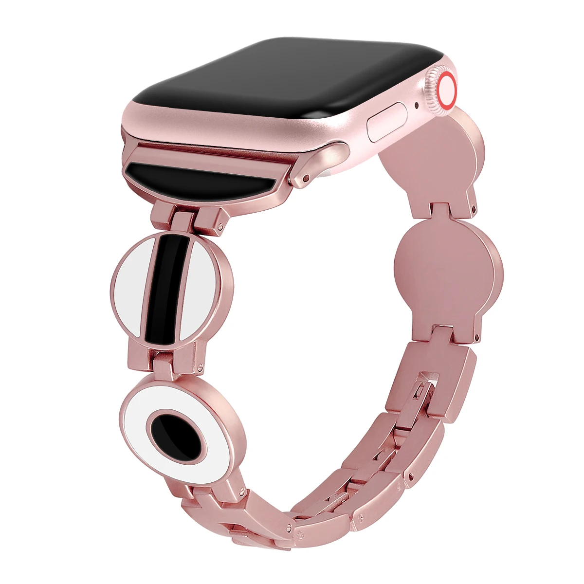 Нержавеющая сталь ремешок совместим для наручных часов Apple Watch 38 мм 40 мм Для женщин браслет для наручных часов Iwatch, ремешок Watch Series 5/4/3/2/1 металлический браслет