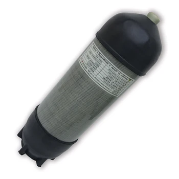 Billig AC10991 Acecare 4500Psi 9L CE PCP Paintball Tank HPA Druckluft Carbon Faser Zylinder Mit Gummi Stiefel Schutz Abdeckung