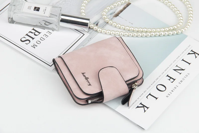 2022 New Women Wallets Free Name Engraving Small Fashion Wallets Zipper PU Leather Quality Female Purse Card Holder Wallet