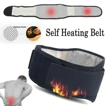 

Unisex Women Posture Corrector Magnetic Back Support Brace Belt Men Lumbar Lower Waist Double Adjustable Pain Relief Shaper