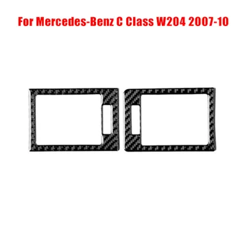 

For Mercedes-Benz C Class W204 2007-10 Car Sticker Carbon Fiber Side Air Vent Outlet Cover Trim Decor