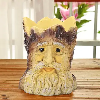 

Baby Flowerpot Action Figures Toys Green Plant Basin Tray Pen Holder Pvc American Style Hand-carved Desktop Home Supply