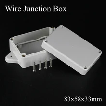 83x58x35 мм ABS IP65 водонепроницаемая Пластиковая распределительная коробка для проводов с установленным распределительным футляр для проекта чехол Электронный терминал
