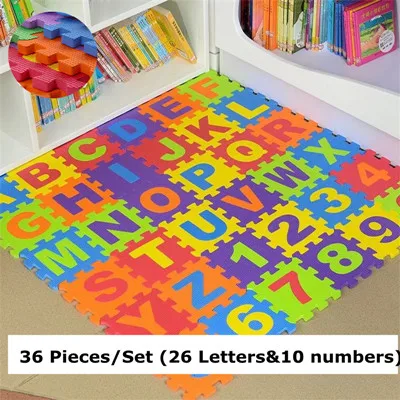 play mat letters & numbers set