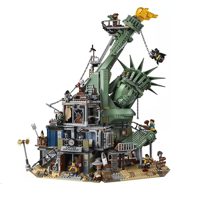 

NEW MOVIE 2 Series Welcome to Apocalypseburg Building Blocks Kit Bricks Sets Classic Batman Marvel Model Toys Gift