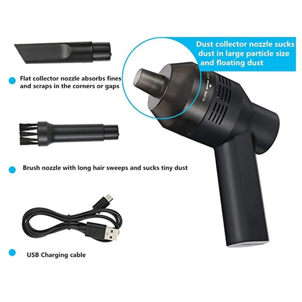 Маленького размера USB компьютерная клавиатура пылесос мини-пылесос мини очиститель воздуха компьютера для ПК, ноутбука, настольного компьютера
