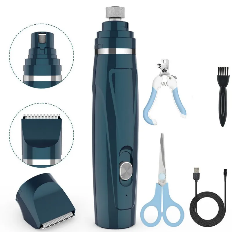 Nail Clipper Electric Pet Nail Scissors Grinder Dog Cat Claw Grooming