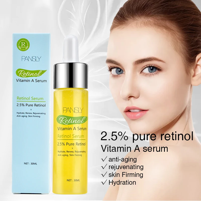 Facial Skin Serum Retinol Vitamin A Serum Moisturizing Brighten Skin