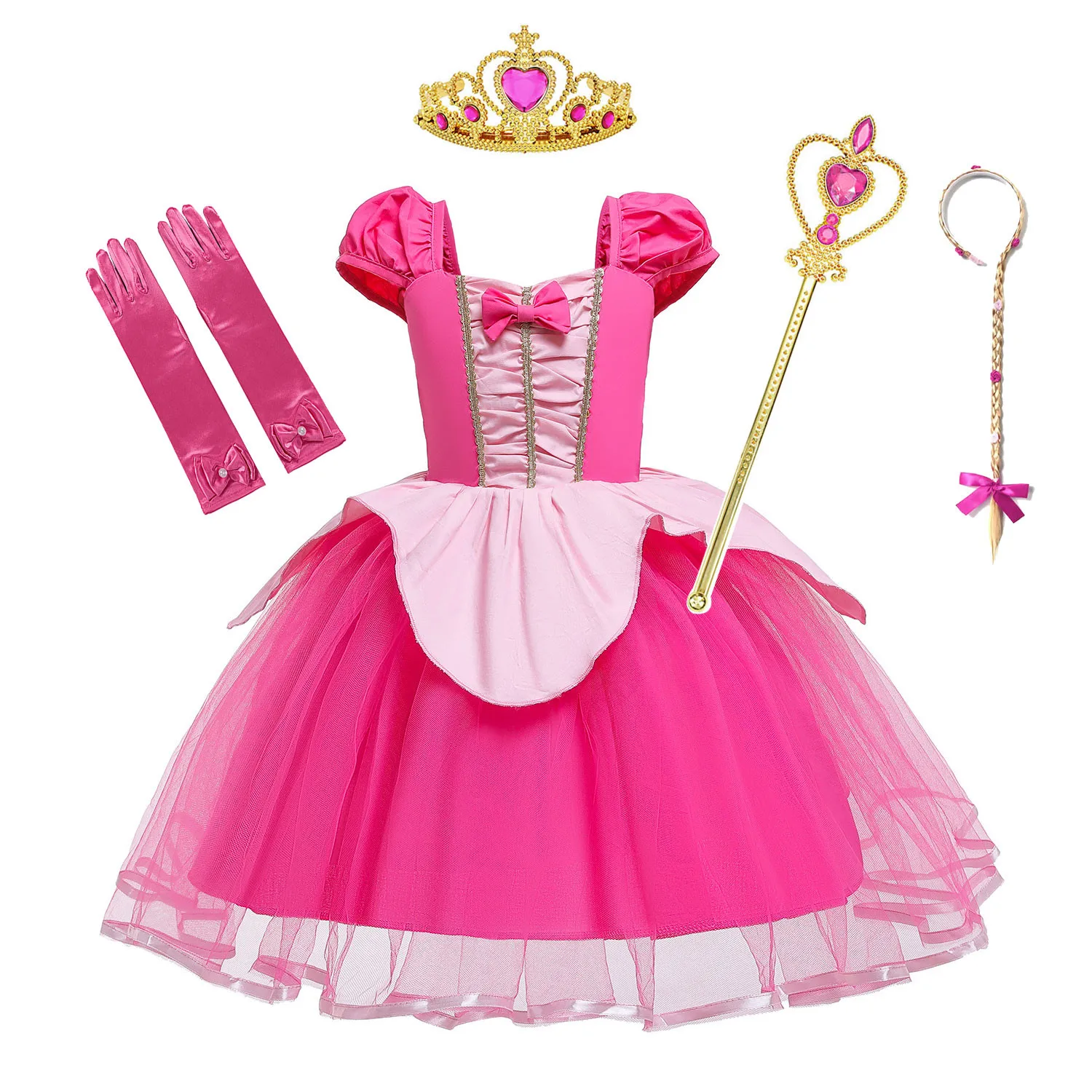 Sleeping Beauty Dress Baby Girl Princess Aurora Dresses Babies