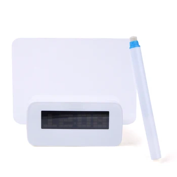 

Digital Low Noise Electric Bedside Practical Calendar LED Light Alarm Clock Multifunctional Luminous Message Board