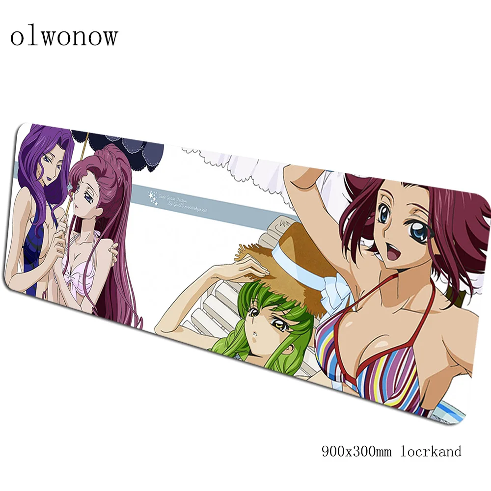 Код Geass коврик для мыши персональный 90x30 см Коврик для мыши notbook компьютерный коврик для мыши заказной игровой коврик для мыши Клавиатура коврик для мыши - Цвет: Size 900x300x2mm