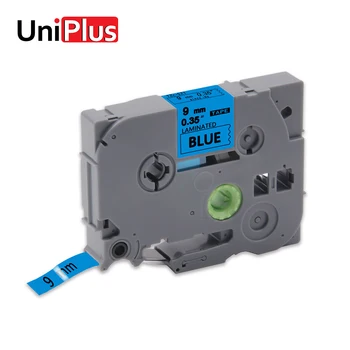 

UniPlus 9mm Label Maker TZE521 tze-521 tz 521 Compatible for Brother P-touch PT-1090 PT-1290 PT-1880W Printer Black on Blue Tape