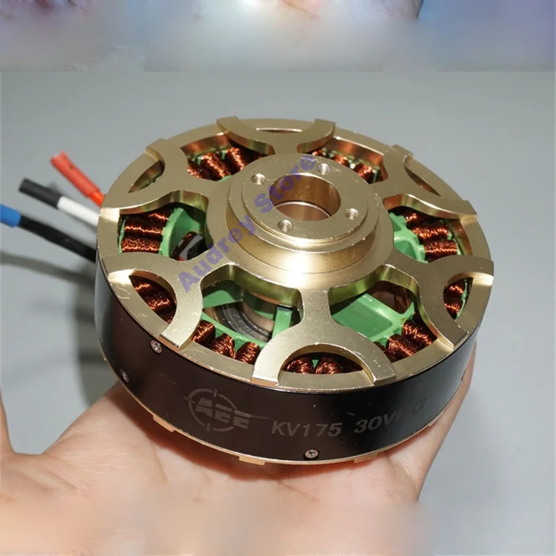 

KV175 DC30V AJ80 Brushless Motor for Large Disc UAV 7210 External Rotor Motor