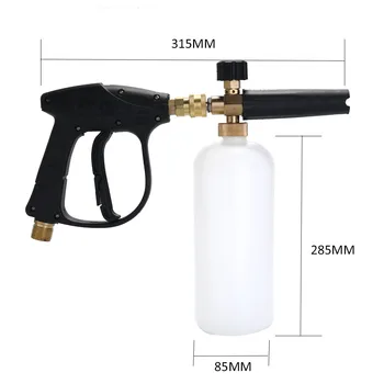 

Hot Adjustable Car Wash Watering Can 1L with HDPE and Brass Soap Foam Pressure Washer Spray Cylinder Bottle Mouth with Spear Too