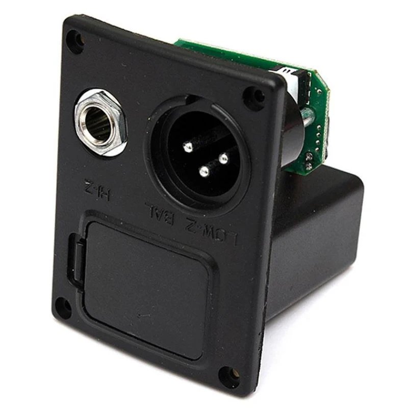LC-5 Battery box LC-5 5 полосная Акустическая гитара предусилитель эквалайзер звукосниматель тюнер Система с микротелефоном звукосниматель для акустической гитары - Цвет: LC-5 Battery box