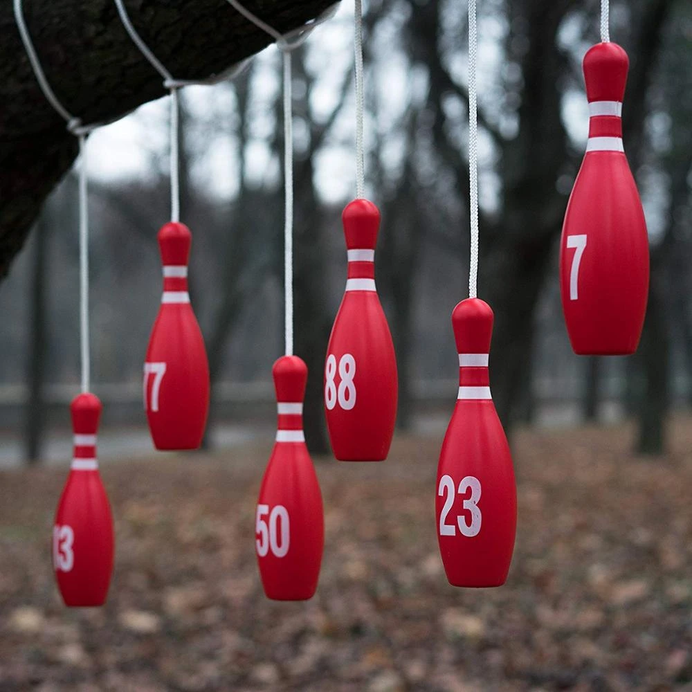 Sporting Goods Range Practice Target Set Reusable Bowling Pins Shooting