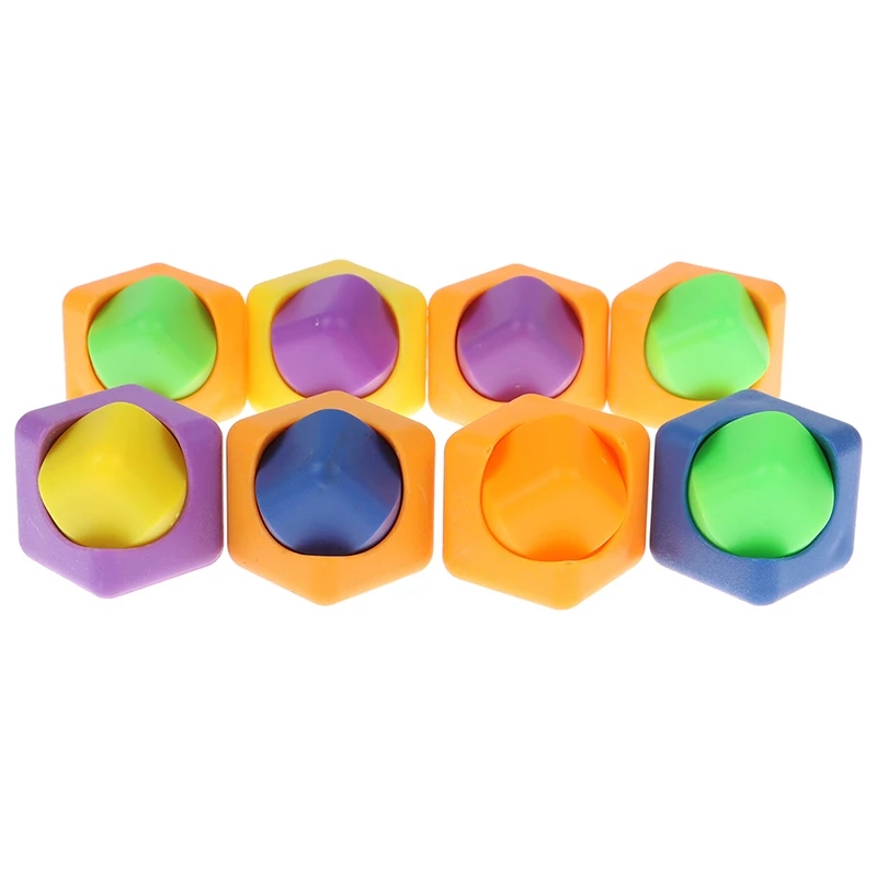 1PC Plastic Color Magic Fidget Spinner Finger Relieve Stress Toys