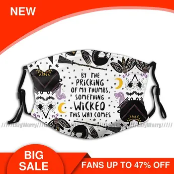 

Skeleton Mouth Face Mask By The Pricking Of My Thumbs Facial Mask Adult with Filters Kawai Lovely Mask