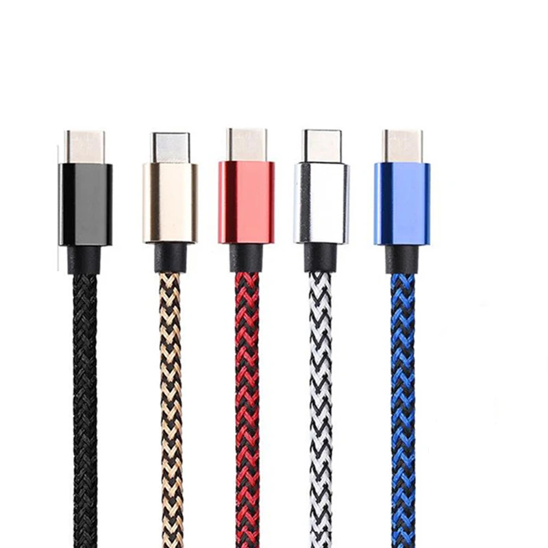 2/3 м usb type-C кабель для huawei P30 P20 honor 9X20 redmi note 8 7 oneplus 7T 6 realme Usb кабель type c Кабо Usb-c нейлоновая оплетка