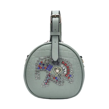 

Women's Circular Bag 2020 Ladies Pu Leather Handbag Crossbody Belt Fashion Tote Shoulder Trend Small Female Luxury PursesCIRCL