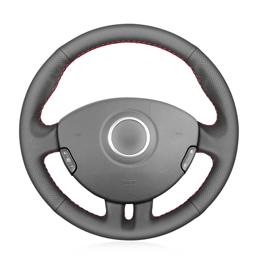 

Прошитый вручную черный кожаный чехол для Renault Clio 3 2005 2006 2007 2008 2009 2010 2011 2012