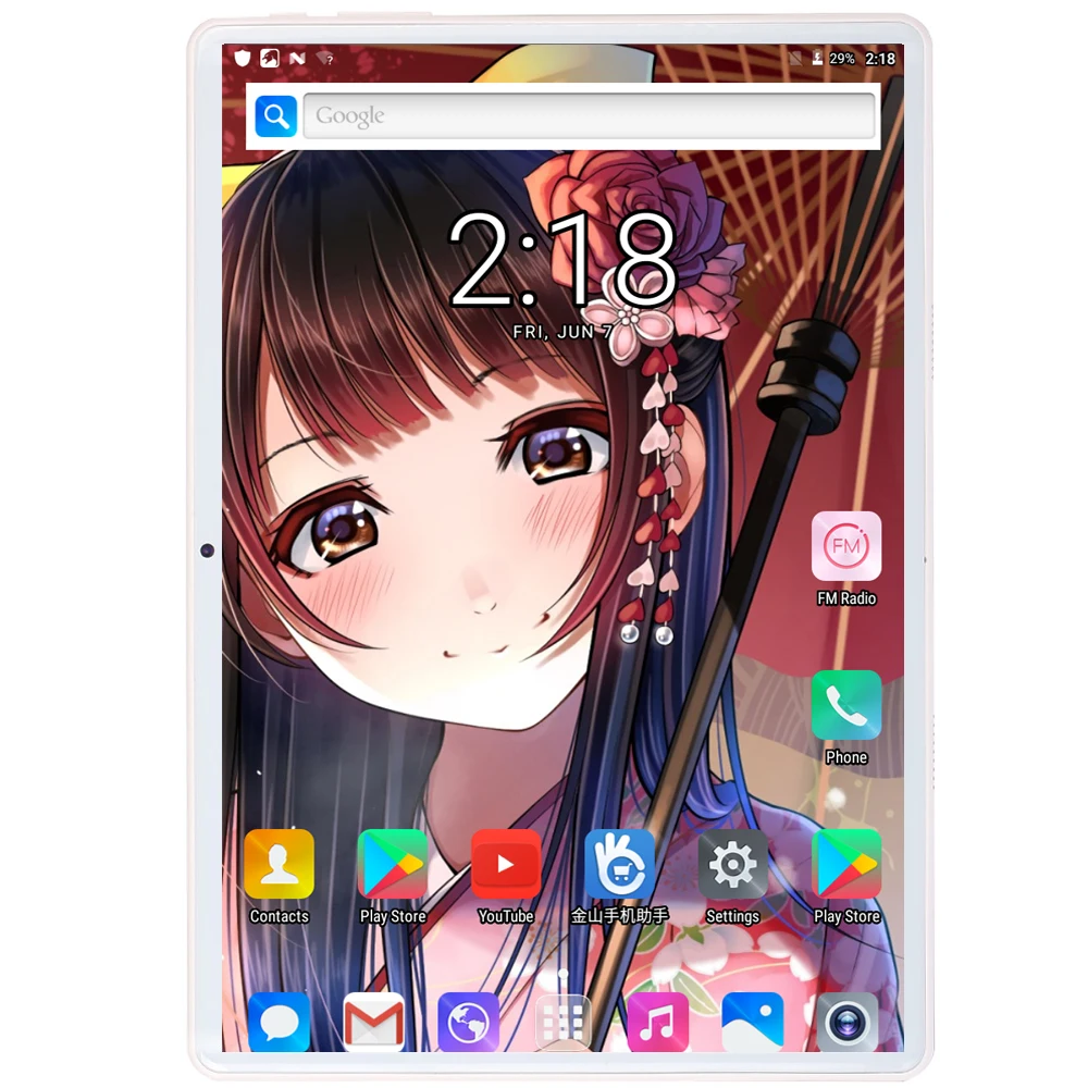 Online BDF Tablet 10 Zoll 3G 4G LTE Telefon SIM Tabletten Pc Android 9.0 Google Spielen Zehn Core 8 GB 128 GB IPS Tablet 7 8 9 10 Metall Tablet Pc