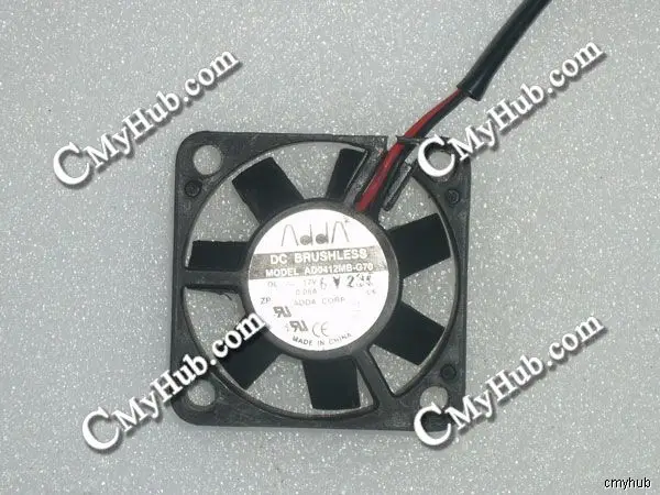Для ADDA AD0412MB-G70 DC12V 0.08A 4010 4 см 40 мм 40x40x10 2-контактный охлаждающий вентилятор |