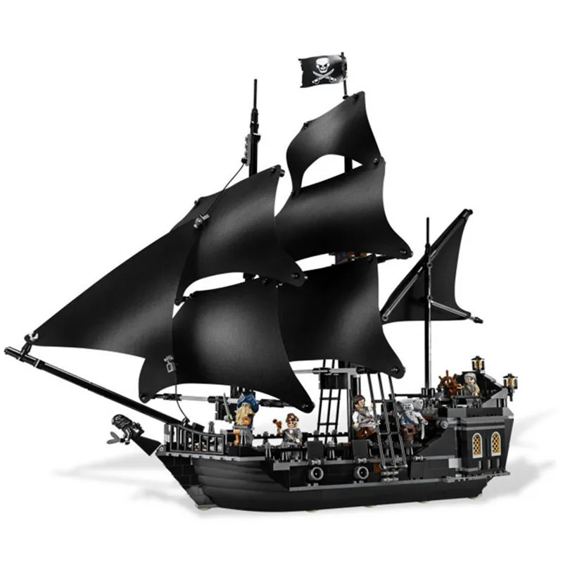 

16002 16006 16009 Pirates of the Caribbean The Black Pearl Ship Legoings Blocks Bricks Iego 4184 4195 70810 Toys Gift