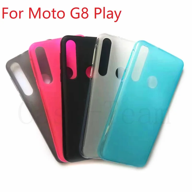 1 шт. чехол из ТПУ для Motorola Moto G8 Play мягкий разные модели |