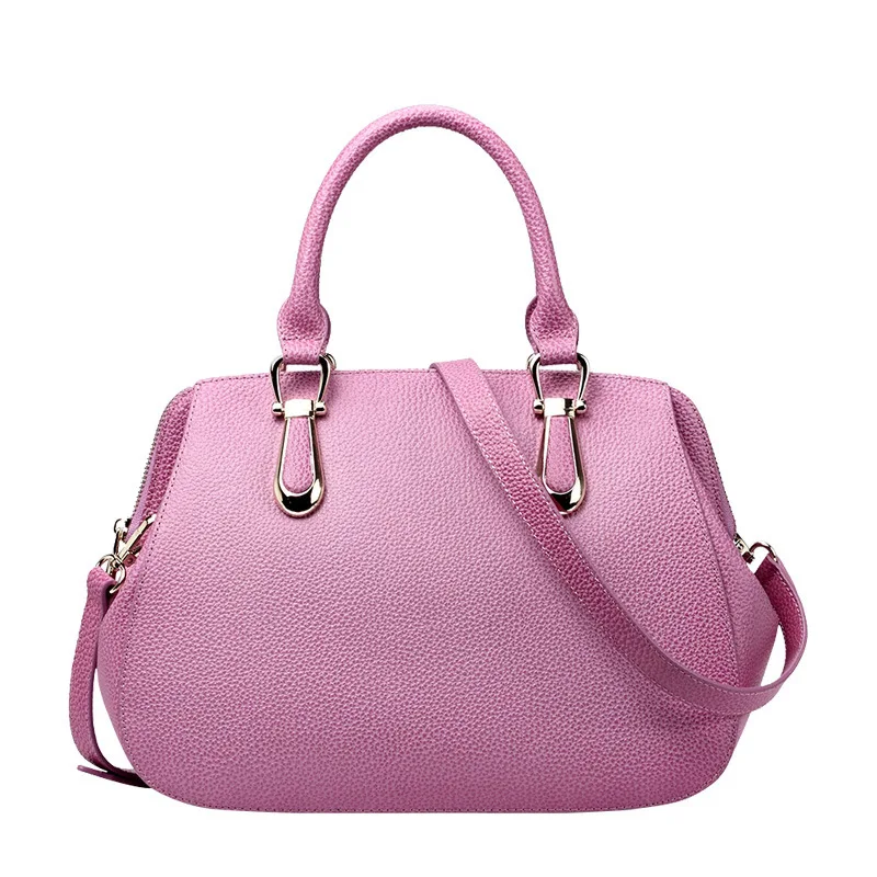 

Unique Gradient Color WOMEN'S Leather Bags Shoulder Bag Europe And America Fashion Cowhide Portable Shoulder Bag Bag