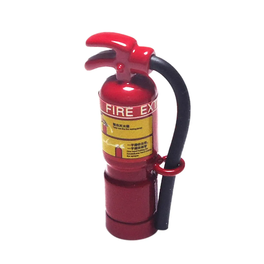 1:12 / 1: 6 Toy House Miniature Scene Model Fire Extinguisher Pretend Use the best materials for children to play safely | Игрушки и