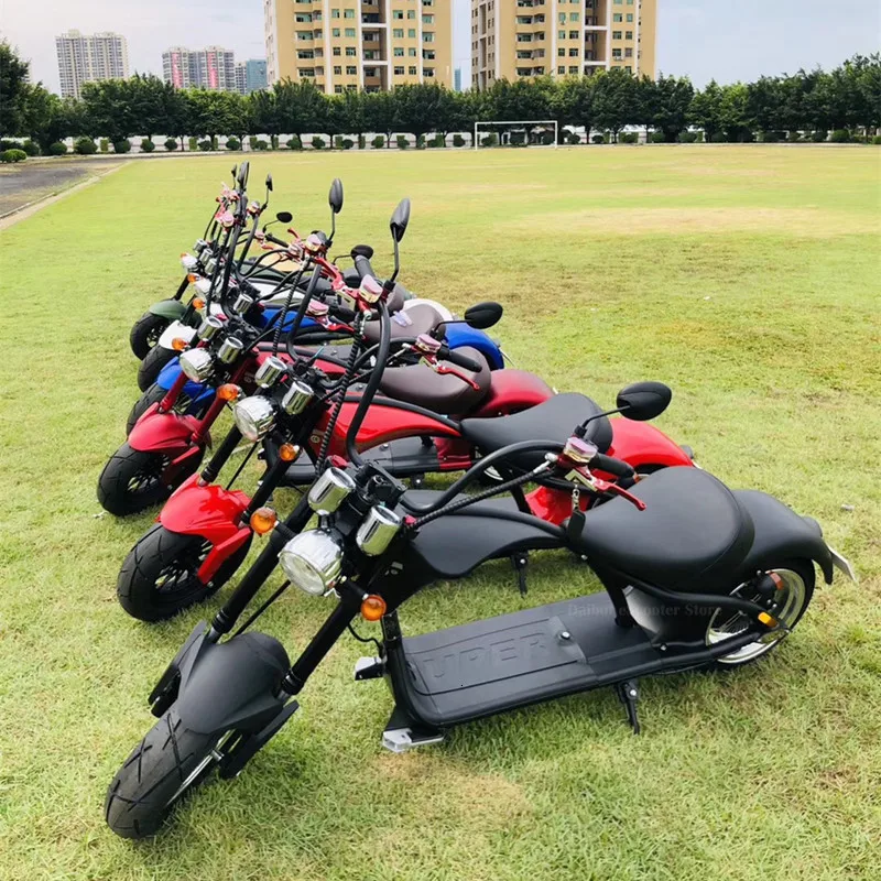 Electric Motorcycle Scooter 2 Wheels Electric Scooters 60V 2000W 20A Removable Battery Citycoco Electric Scooter (3)
