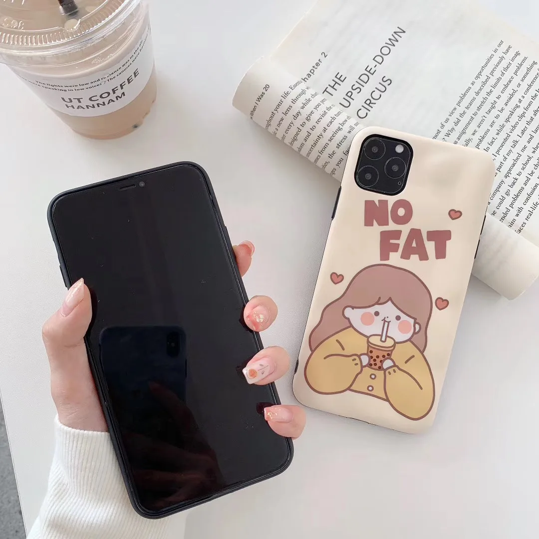 Смешные пузырь Чай девушка чехол для телефона для iPhone 11 Pro Max XS Max XR модные цветами мальчик и девочка мягкий чехол для задней крышки для iPhone X 8 7 6 Plus