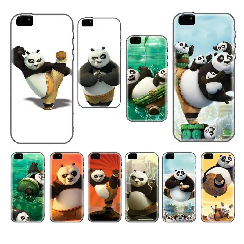 И рисунком кунг фу Панда люксовый бренд чехол coque fundas carcasa принадлежности etui Чехлы
