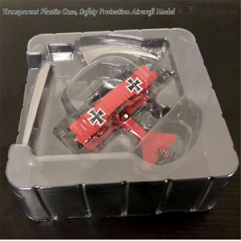 Коллекция 1: 172 масштаб WWI немецкий Fokker Dr. I Красный Барон три крыла модель самолета-истребителя Литой Сплав дисплей самолета