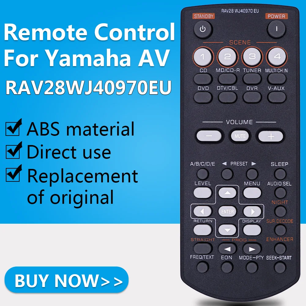 Ersatz Fernbedienung für Yamaha WN46680E RX-V365 RXV365 RAV28 HTR6030 RAV250 NEU